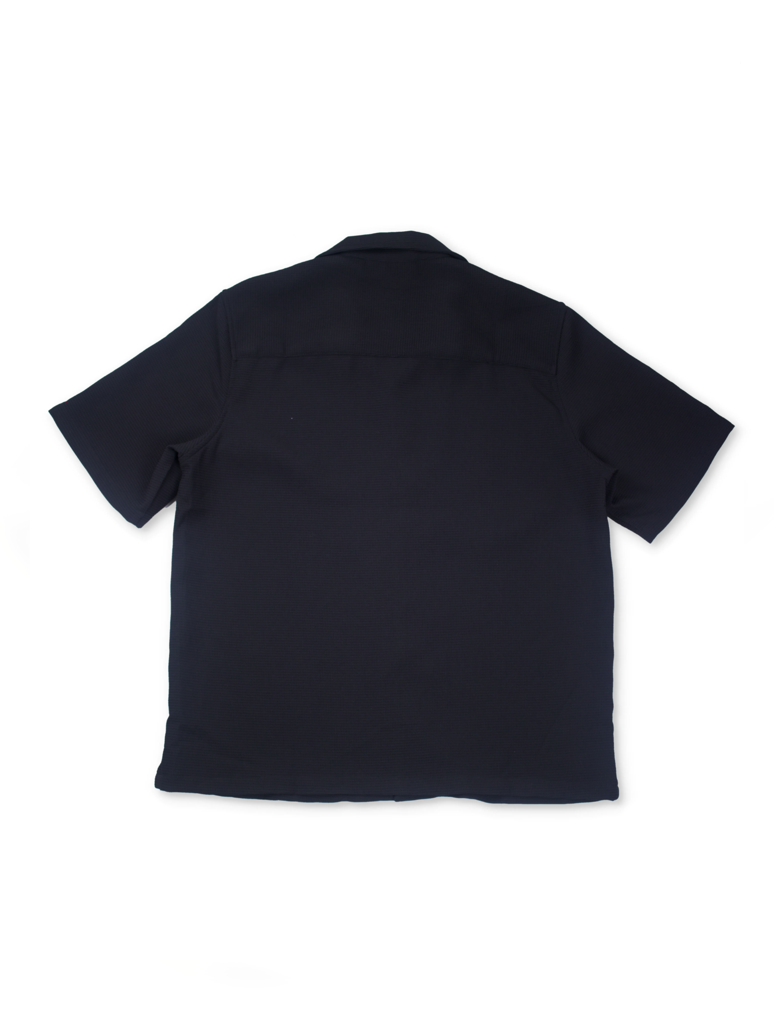 ワッフル生地ルーズオープンカラーシャツ – Oto select